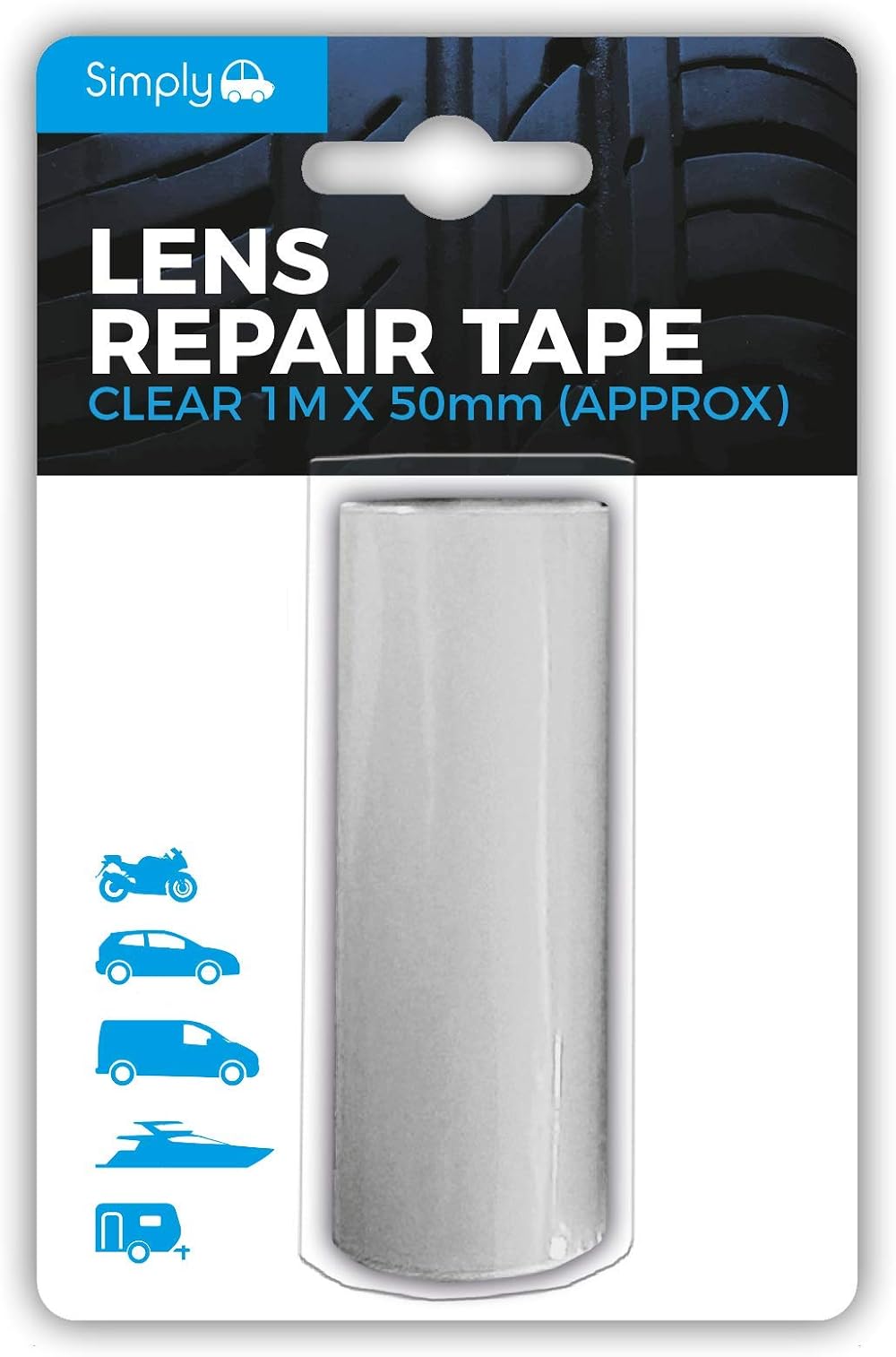 Simply 2252 Lens Repair Adhesive Tape Clear