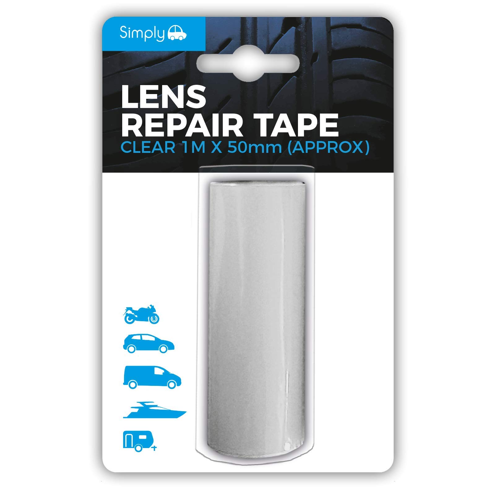 Simply 2252 Lens Repair Adhesive Tape - Clear