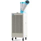 Uninex KoolZone N407-TC Mobile Spot Cooler Indoor Outdoor | Industrial Grade, 8,920BTU, 9.22CER, R410A Refrigerant
