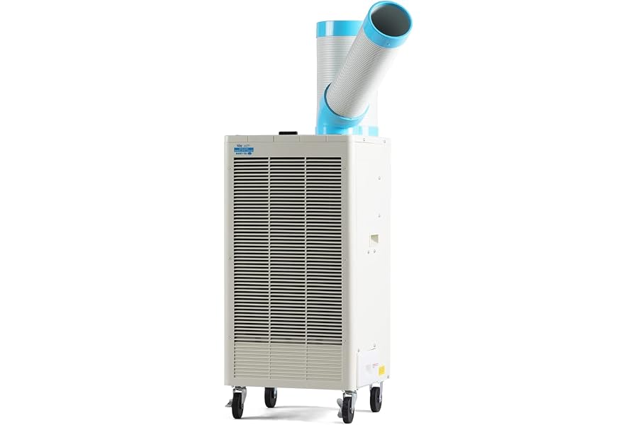 Uninex KoolZone N407-TC Mobile Spot Cooler Indoor Outdoor | Industrial Grade, 8,920BTU, 9.22CER, R410A Refrigerant