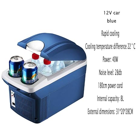 YIWANGO 8L De Coche Refrigerador Eficiente Y Silencioso BAJO ...