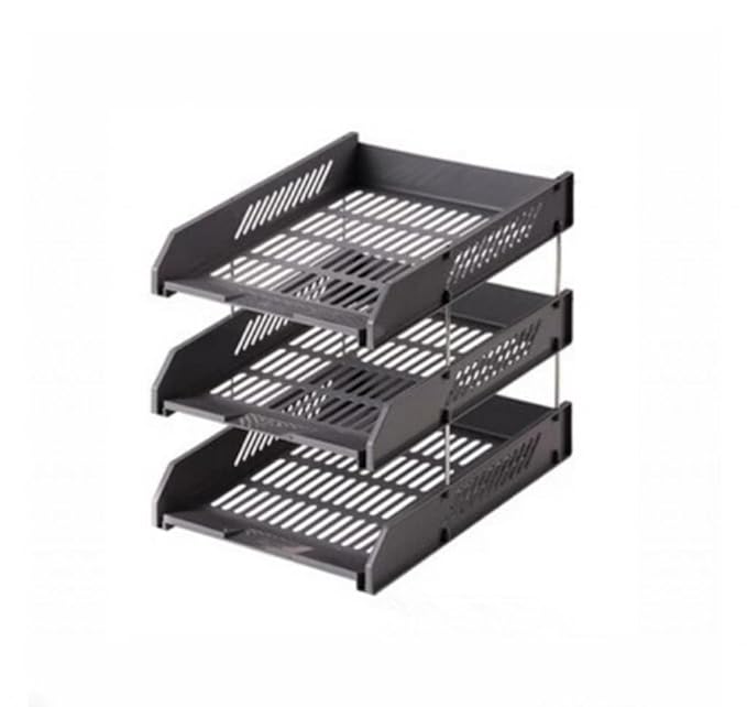 Three Layer Plastic file tray Document Tray Data tray Mesh