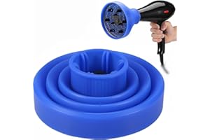 Hair Blower Diffuser Foldable Folding Hairdryer Cover Styling Hairdressing Tool 5Colors By Filfeel (Blue)