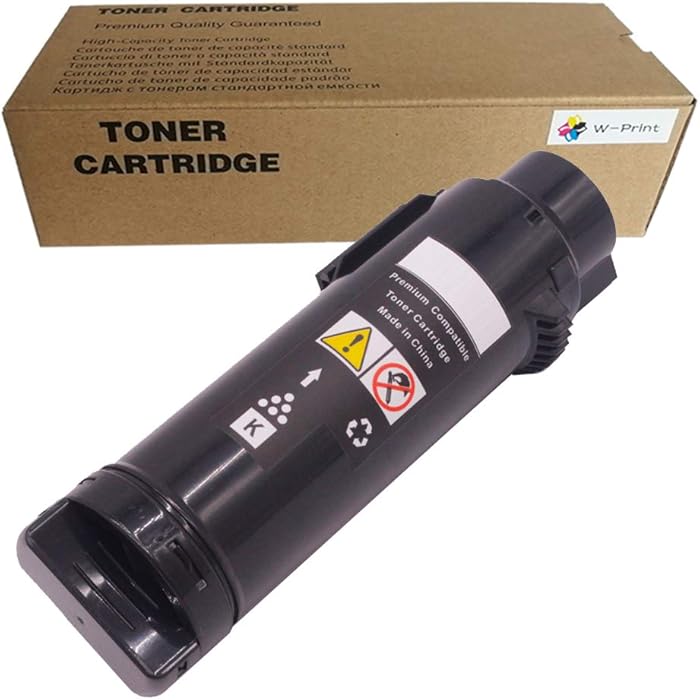 W-PRINT High Yield Compatible Toner for Dell 825cdw H825cdw 825 625cdw H625cdw H625 625 S2825cdn 2825 593-BBOW Black