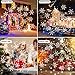 SLSY Snowflake Projector Lights, Christmas LED Snowfall Light with Remote Control, Outdoor Waterproof Rotating Snow Flake Projection, Decorative Lighting for Xmas, Wedding, Holiday, Party Decorations