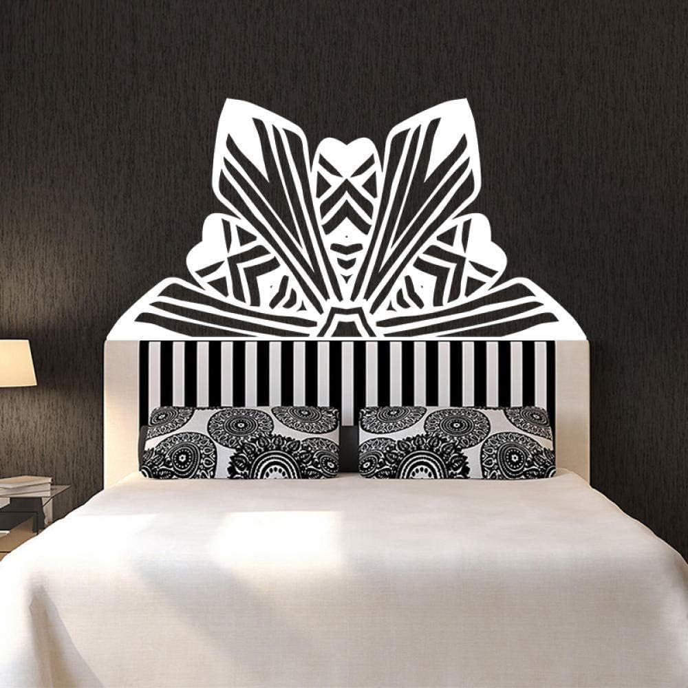 Namaste Mandala Yoga Art Wall Sticker Bed Room Lotus Meditation India Buddha God Om Symnol Vinyl Interio Home Decor-58X115Cm White