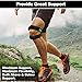 Lepfun P3000 Patella Knee Strap,Adjustable Dual Strap Band Brace for Knee Support- Fit Running, Basketball and Arthritis.Black(1 Piece),11'' - 22'' (Small/Medium)