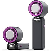 GVY Portable Handheld Fan,1-100 Speed Settings, [Up to 24H Cooling] 4000mAH Rechargeable Battery| Mini Personal Fan for Travel, Beach, Camping| Gifts for Women/Girls (Gray)