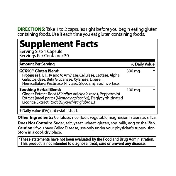 Healthy Digestives Gluten Cutter Enzyme Formula Helps Improve your