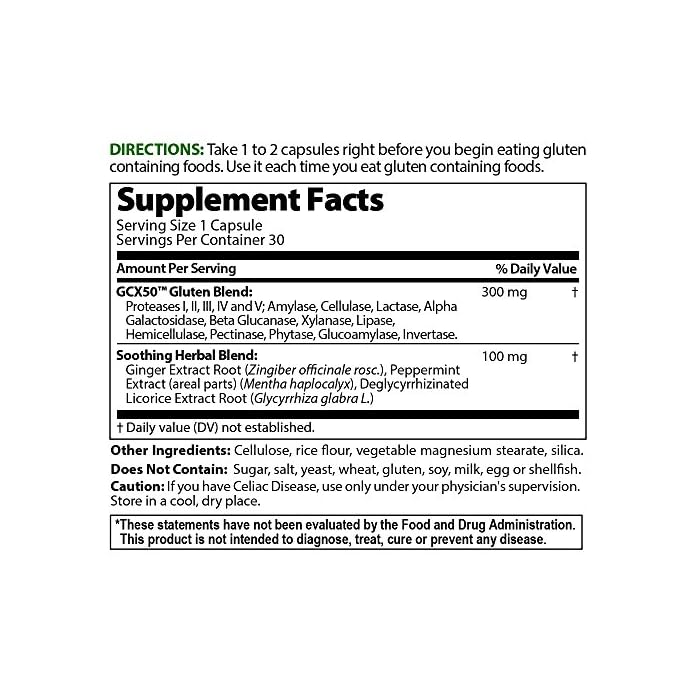 Healthy Digestives Gluten Cutter Enzyme Formula Helps Improve your