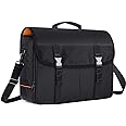CURMIO Bartender Kit Travel Bag with Padded Compartments for Wine Bottles, Empty Messenger Bag for Bar Kit Set, Perfect for H