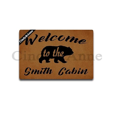 Amazon Com Cindy Anne Personalized Door Mat Custom Any Text Name
