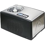 Whynter ICM-15LS Automatic Ice Cream Maker 1.6 Quart Capacity Stainless Steel, with Built-in Compressor, no pre-Freezing, LCD