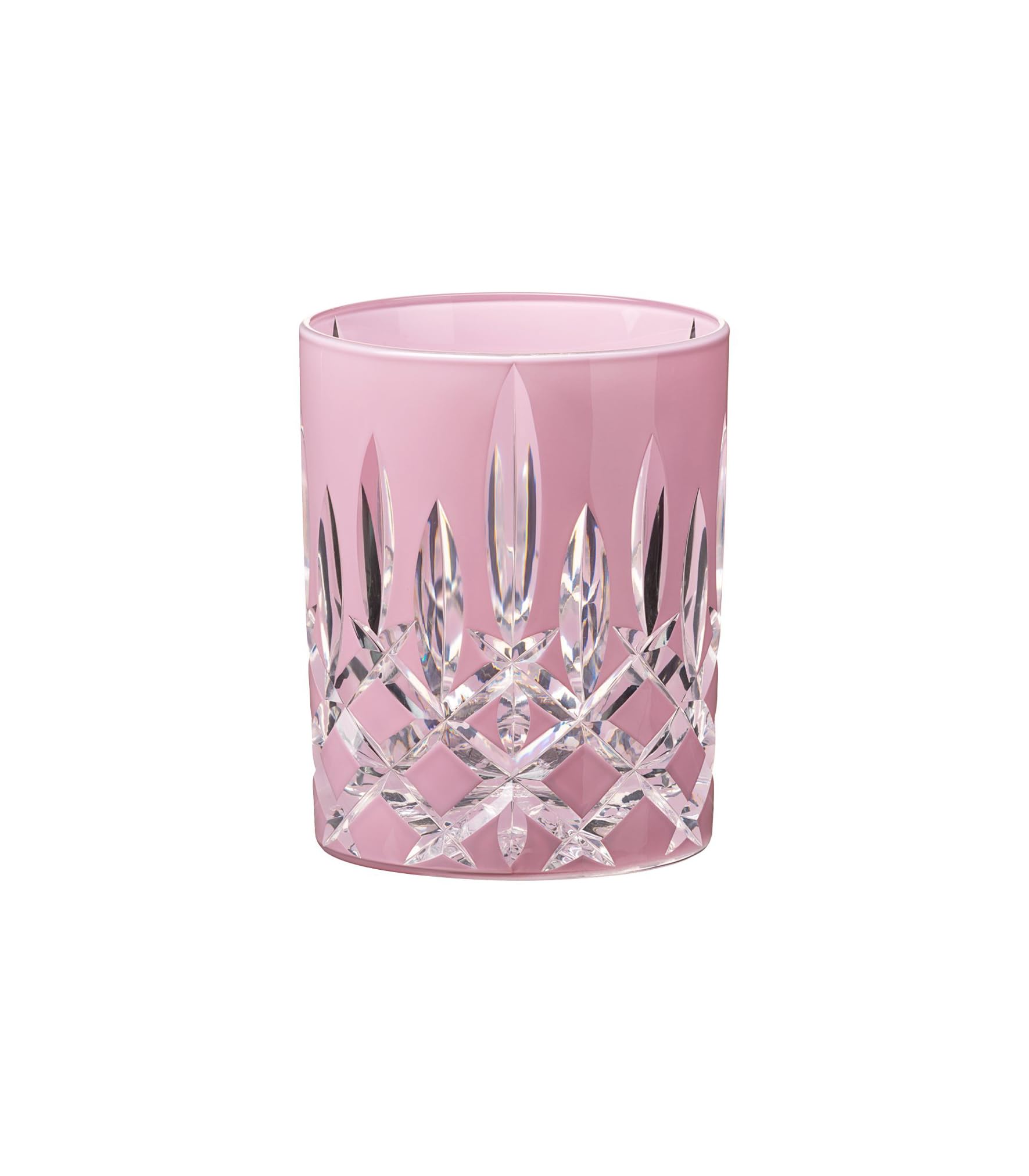 RIEDEL Laudon Tumbler Pink Glass Hand Cut Capacity 10oz