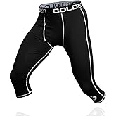 Gold BJJ Jiu Jitsu Spats - Base Layer for Gi and No-Gi Grappling - Martial Arts Pants