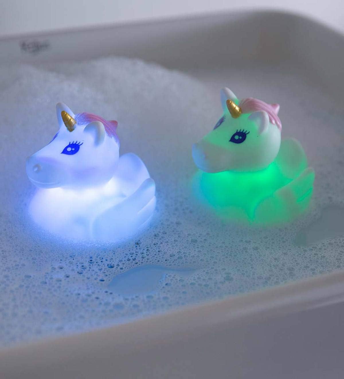Amazon Com Magic Cabin Unicorn Bath Ducks Set Of 2 Bathtub