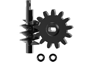 COOWOO 12T Differential Axle Worm Overdrive Gears Upgrade Parts for 1/24 SCX24 RC Crawler Car - 33% Speed Increase