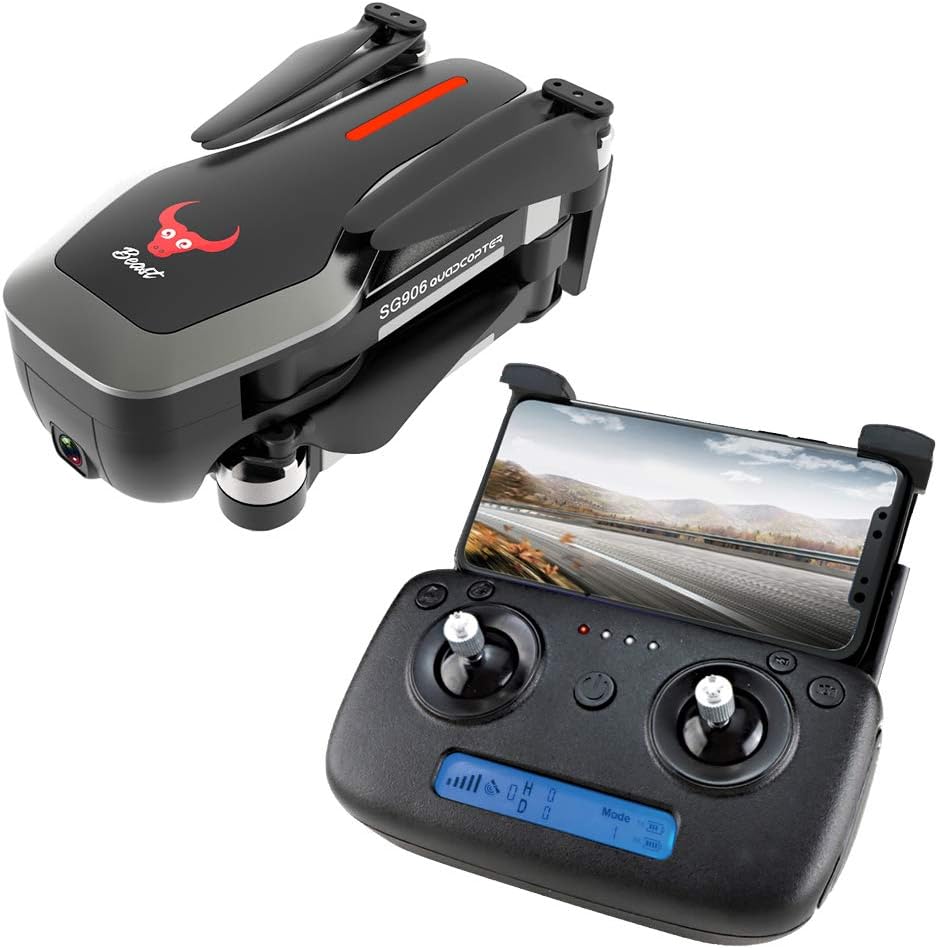 Meiyiu SG906 GPS 5G WIFI With 4K Ultra clear Camera Brushless Selfie Foldable RC Drone Quadcopter black