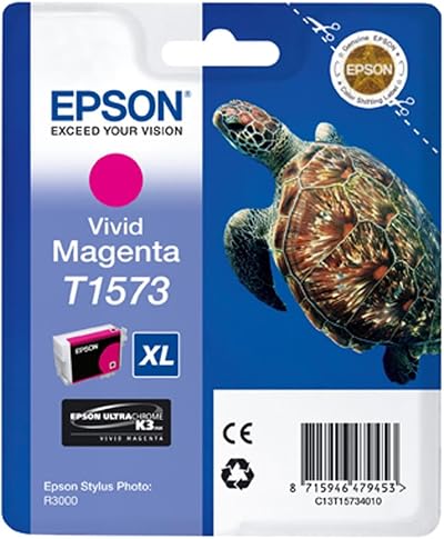 Epson T1573 Vivid Magenta Ink Cartridge UltraChrome K3 Genuine