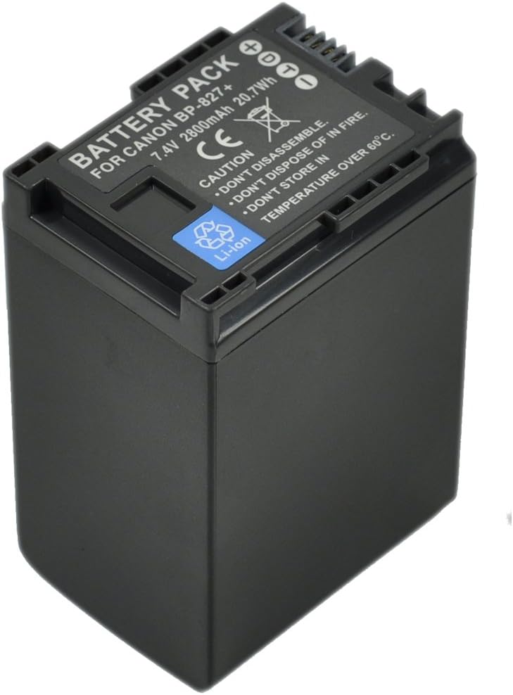 2x BP-827 Battery+Charger AC Dual for BP827 BP-807 BP-809 BP-819 BP-819D BP-827 BP-827D HG21 XA10 HF10 HF100 HF11 HG20 HG21 iVIS G10 S10 S11 HF10 HF100 HF11 HF20 HF21 LEGRIA HF G10 M300 M306 M31 M32 - Image 5