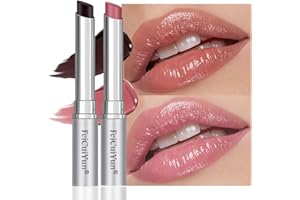 FeiCuiYun 2Pcs Honey Tinted Lip Balms Lip Stain, Sheer Hydrating Lip Skin Tint, Gloss Balm Moisturizing Lip Color for All Skin Tones, Nourishing Lip Balm with a Hint of Natural Black Cherry Tint