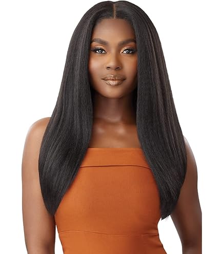 Amazon.com : Outre - 5X5 Lace Closure Wig - Human Hair Blend
