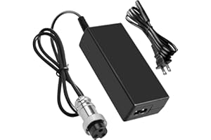 FANCY BUYING 24V 2A Battery Charger with 3-Prong Inline Power Supply Cord for Razor E500 S, E300, E200, E100,E300, E125 Electric Scooter, MX350 Dirt Rocket Electric, Razor Dirt Quad Electric ATV