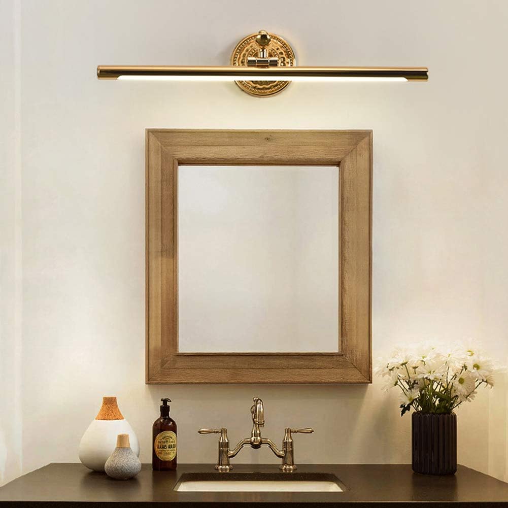 Amazon Com Yayong Led Vintage Mirror Front Light For Bathroom Simple Zinc Alloy 240 Adjustable Angle Dressing Table Wall Mounted Vanity Mirror Cabinet Wall Lamp Home Kitchen