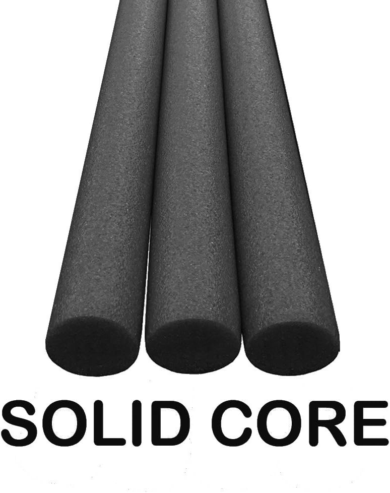 USA Foam Solid Core Deluxe Foam Pool Swim Noodles 3 Pack 5 Foot Length
