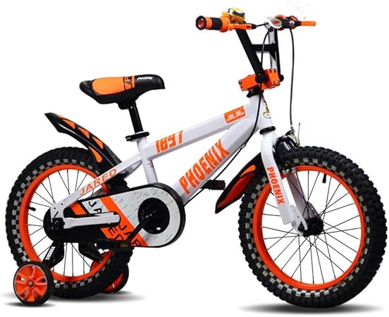 Amazon 子ども用自転車 子供用自転車12インチの男の子と女の子が青と黒のスタビライザーで アルミニウムキャリパーブレーキとバックペダルブレーキセキュリティパッケージを含む 2 12歳 三輪車 おもちゃ