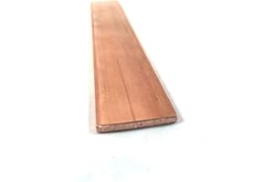 SuperDi Copper Flat Bar Stock 1/8" x 1" x 6"- Knife making, hobby, craft, C110-1 Bar