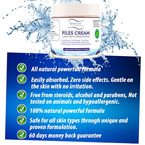 Royal Dead Sea Natural Hemorrhoid Treatment Relief Piles Cream Cure