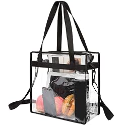 BAGAIL Clear Bags Stadium Approved Clear Tote Bag
