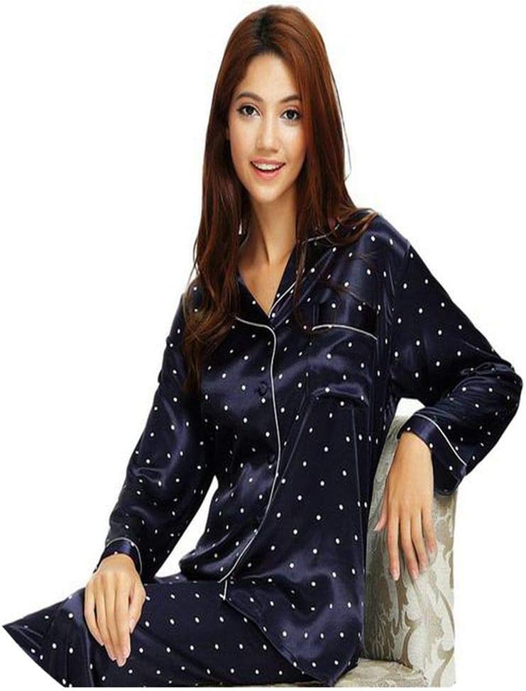 Womens Silk Satin Pajamas Set Pajama Pyjamas Set Sleepwear Loungewear