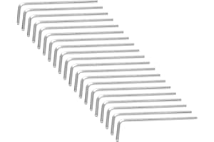 Piutouyar 2mm Hex Key Wrench, Allen key Wrench, 20Pcs L Shaped Wrench, Hex Key Hexagon Head Replacement, Small Hex Wrench for Repairing Bike, Furniture