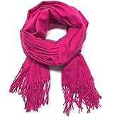 Humble Hilo Soft Wool Scarf or Shawl, Large Winter Wrap Pashmina 74 x 27