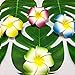 Tytroy Green Tropical Leaves Artificial Palm Monstera Hawaiian Luau Party Decoration (48 pc)