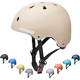 CELOID Kids Bike Helmet,Toddler Skateboard Helmets for Ages 2-3-5-8-14 Years Boys Girls，Adjustable Multi-Sport Bicycle Skateboarding Football Roller Skating Scooter Rollerblade Balance Bike Helmet