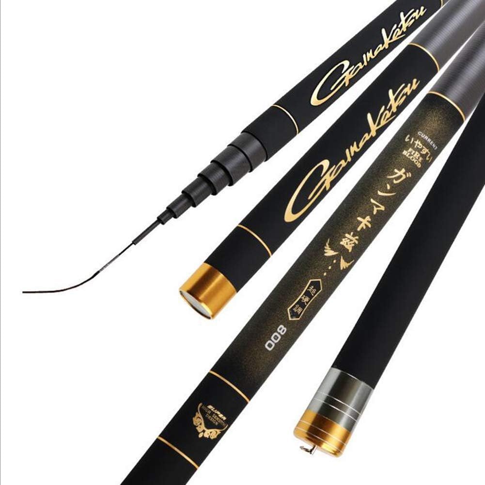 YXYH Carbon Fiber Fishing Rod 8-15 Meters Long Section Super Hard Ultralight Fishing Gear Long Distance Big Fish