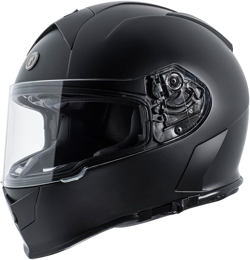 TORC Unisex-Adult Full Face helmet (Matte Black, X-Large)