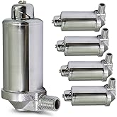 Midline Valve 6J3I5-5 Steam Radiator Air Vent; Heat Regulator Valve; Angle Adjustable Mount; 1/8 in. MIP; Chrome Plated Steel (5 Pack)