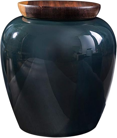 ZLFS Urn de Animal doméstico de cerámica Hecho a Mano para Perros