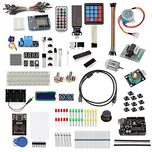 Uno R3 Component List SainSmart Upgraded UNO R3 Board Project Super Starter Kit with Tutorial ...