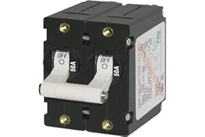 Blue Sea Systems A-Series Toggle Double Pole Circuit Breakers