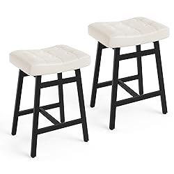LUE BONA Counter Height Bar Stools Set of