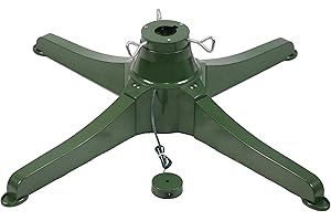 Vickerman 350 Degree Revolving Tree Stand - Holds up to 75 Pounds - 1.25" Diameter Center Pole - Song Option if Wanted - Stand Can Revolve Without The Music