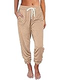 AUTOMET Sweatpants Women with Pockets Lounge Pajama