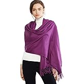 RIIQIICHY Women's Scarf Pashmina Shawls and Wraps for Evening Dress Bridesmaid Wedding Bridal Winter Warm Long Large Scarves