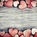 Outus 160 Pieces Christmas Blank Wood Heart Embellishments Wood Heart Slices for Wedding, Valentine, DIY, Arts, Crafts, Card Making