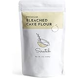 Scratch Premium Bleached Cake Flour - (5 LB) Gourmet Baking Ingredients - Great for Making Cakes, Pastries, Cookies, Sweet Br